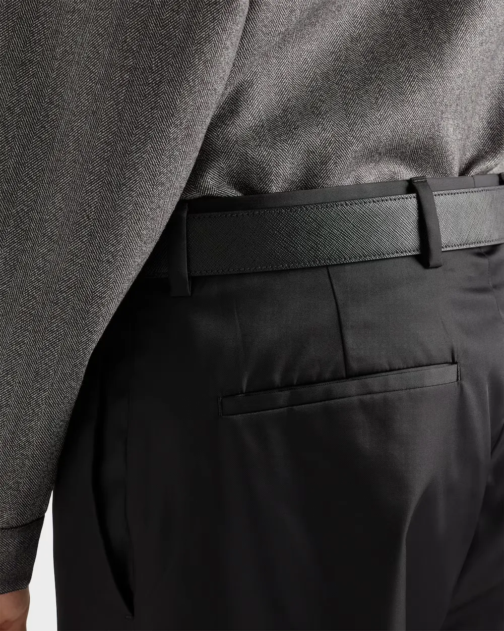 Concealed-Fly Trousers
