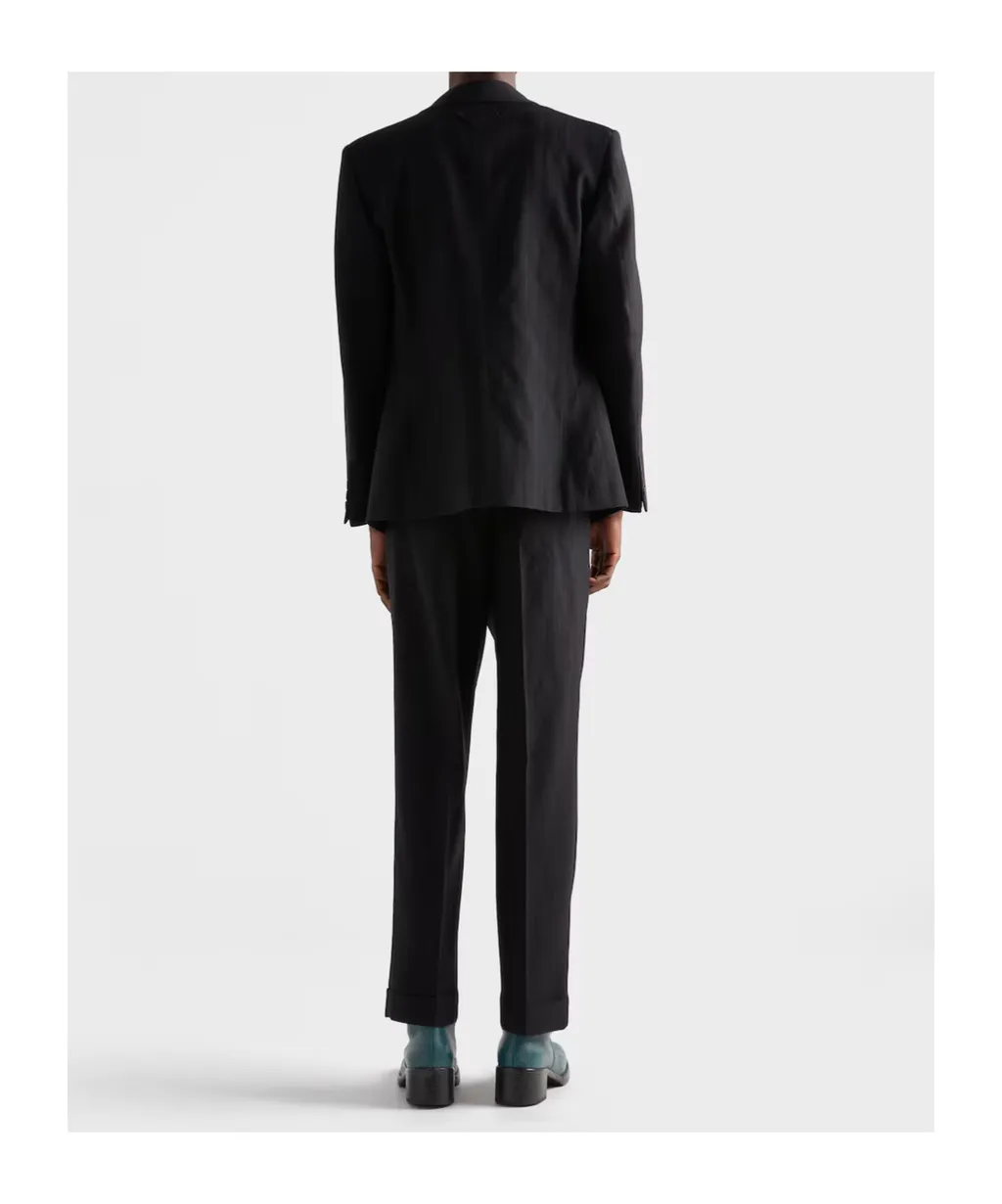 Pinstripe Pattern Trousers