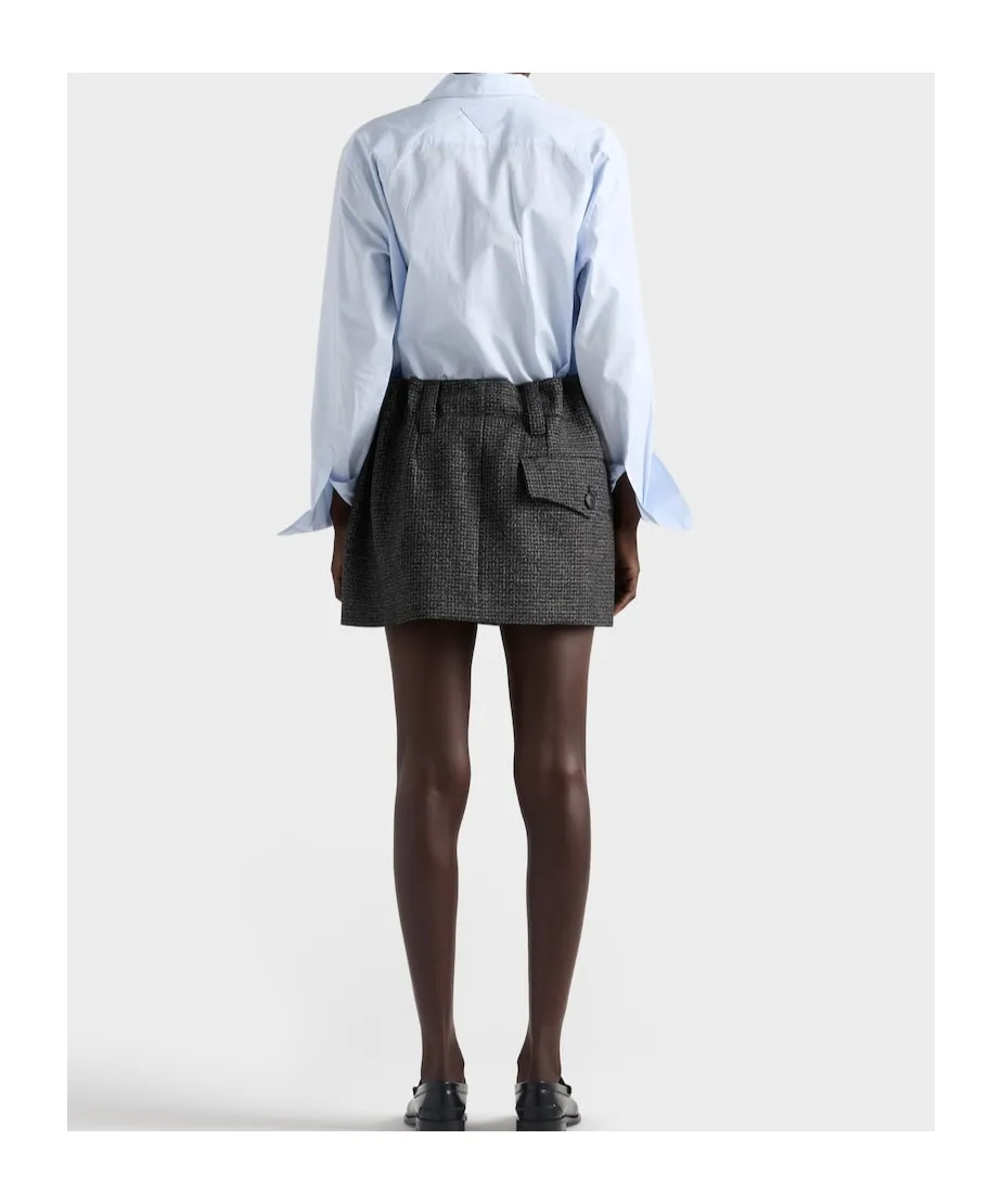 Checked Mini Skirt