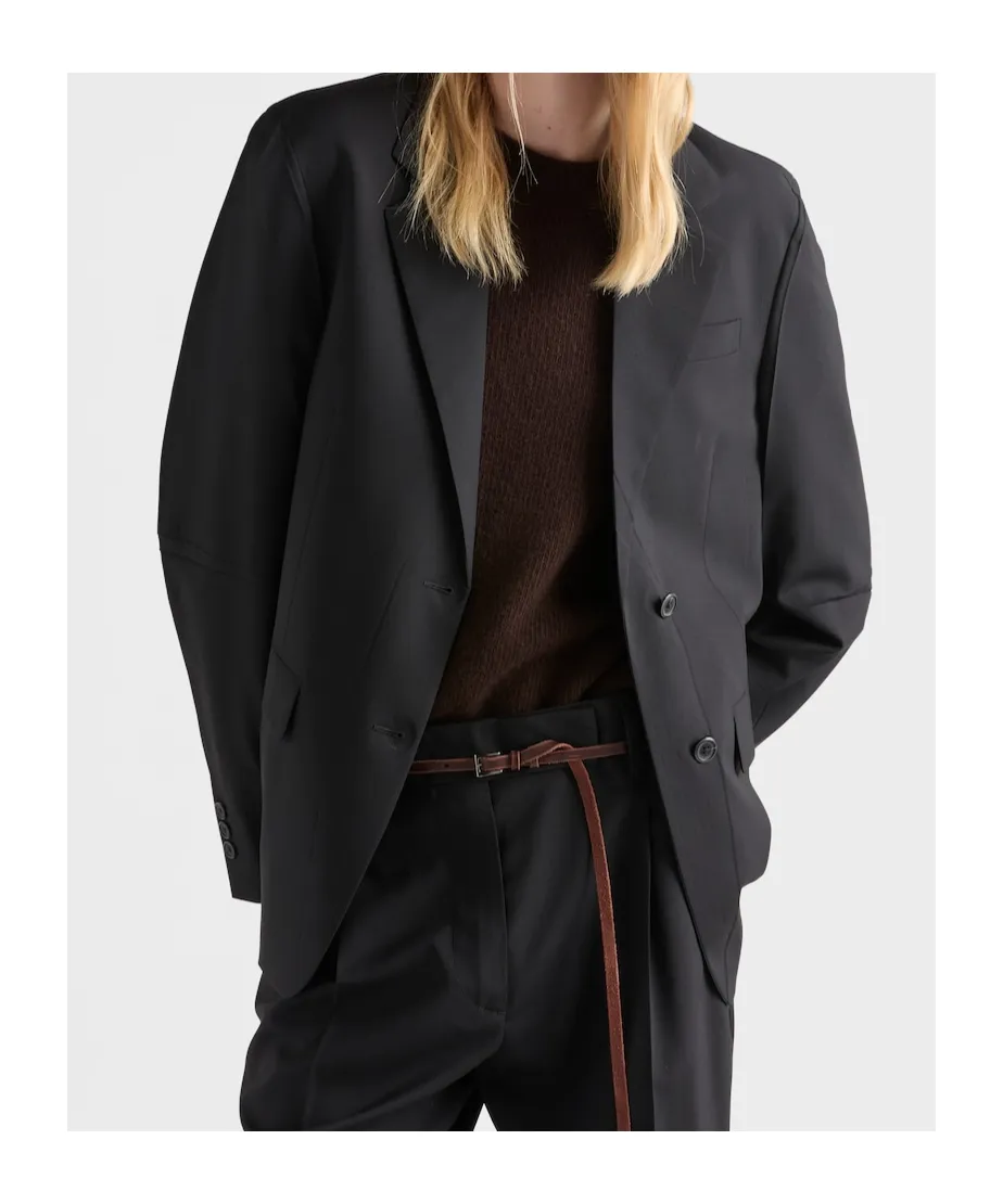 Single-Breasted Jacket In Superfine Wool