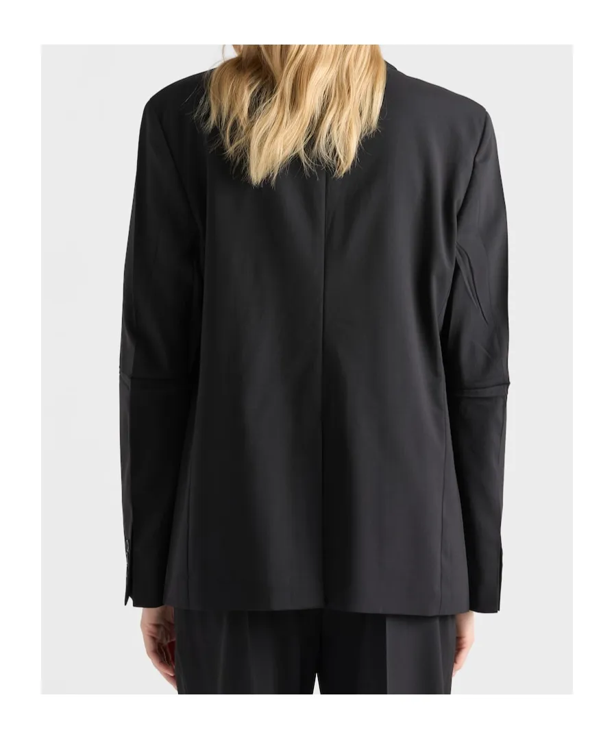 Single-Breasted Jacket In Superfine Wool