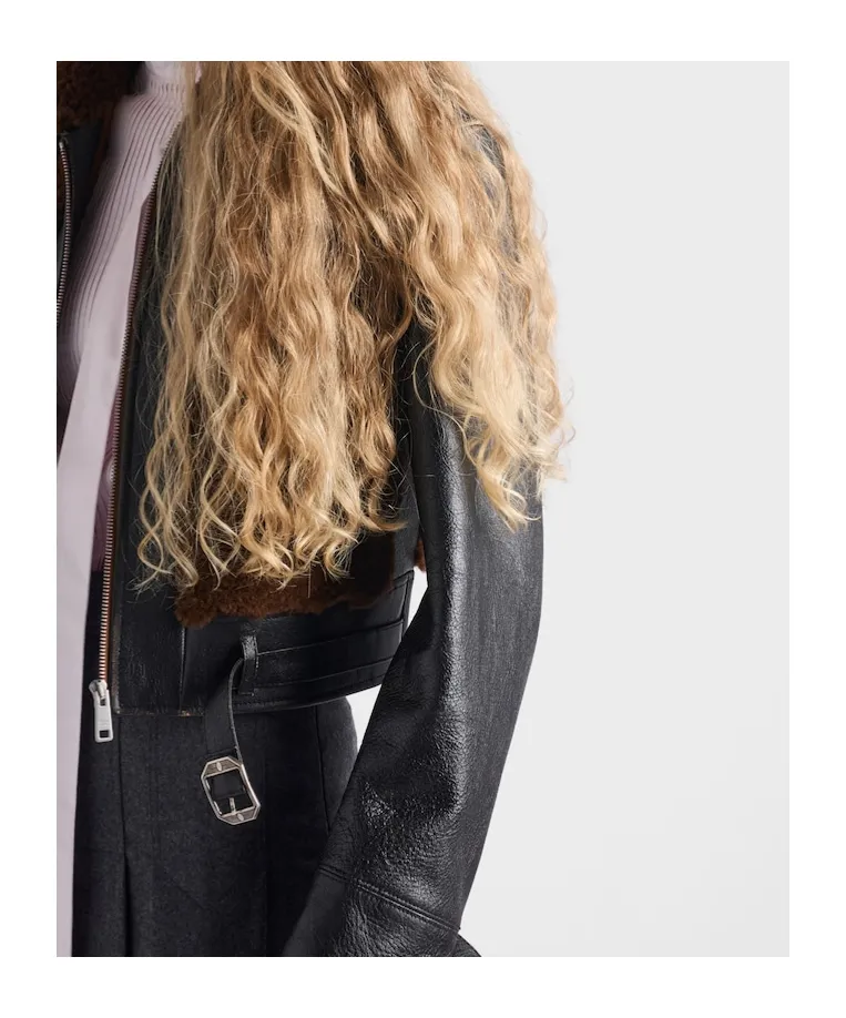 Leather And Shearling Jacket