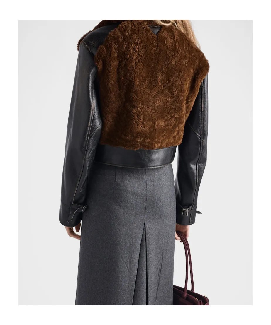Leather And Shearling Jacket