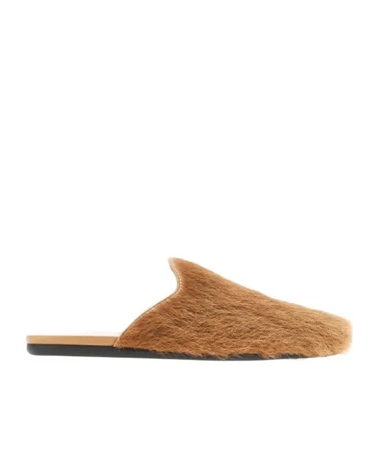 Textured Flat Mules