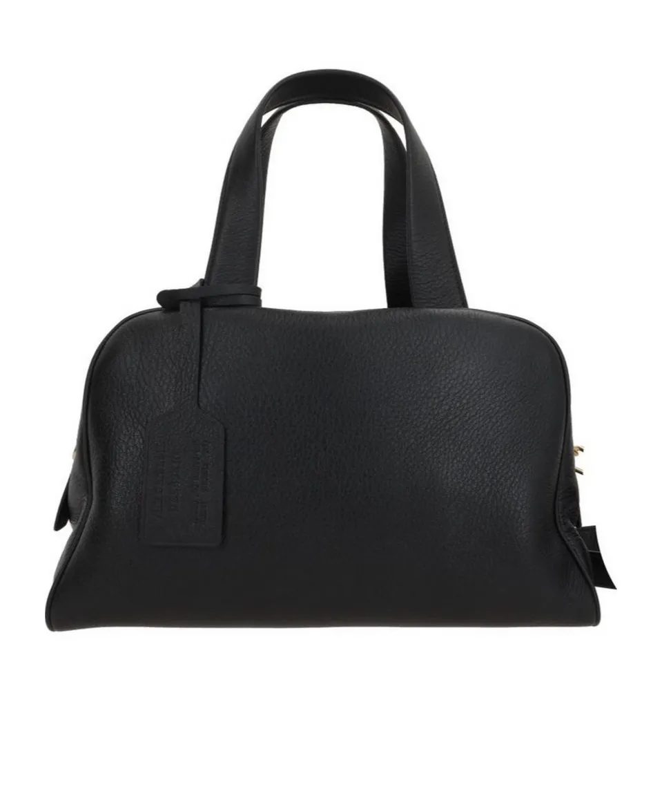 Large Leather Top-Handle Bag