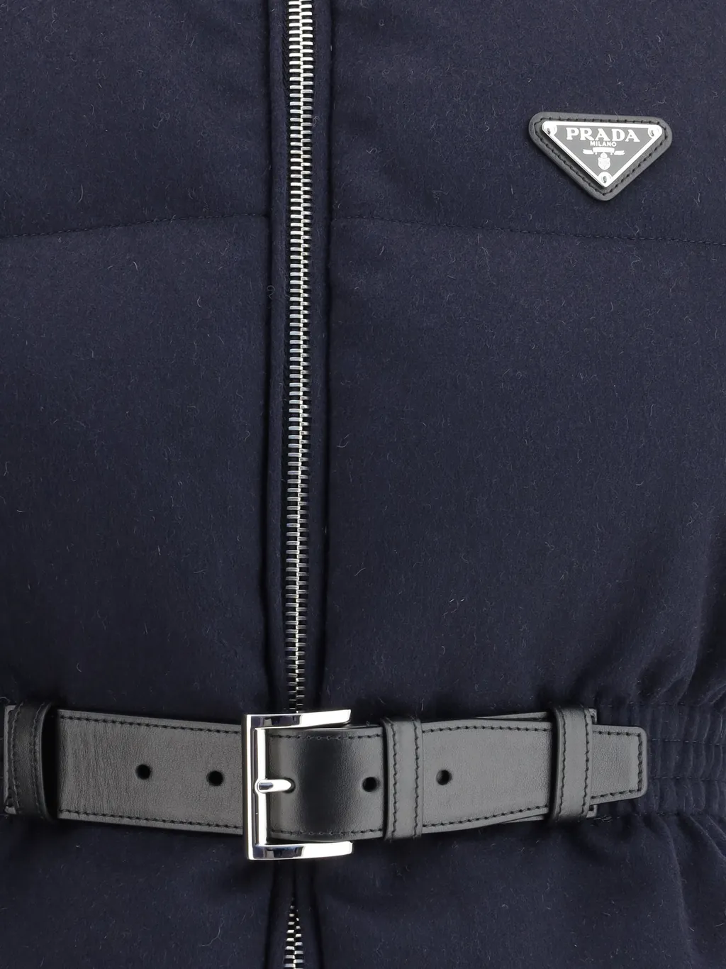 Padded Triangle-Logo Gilet