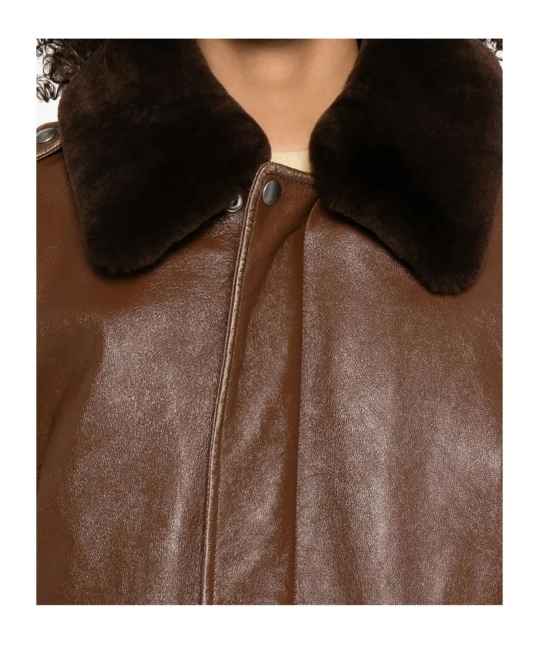 Nappa Leather Bomber Jacket