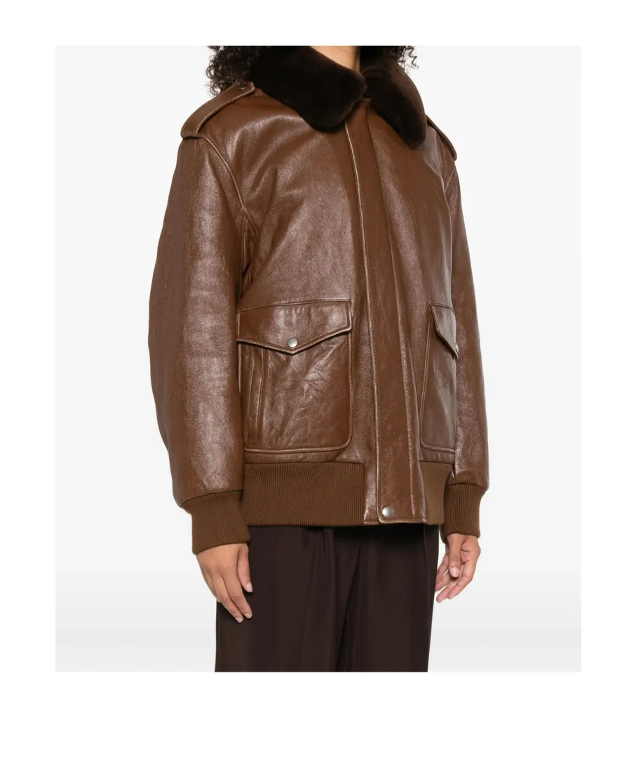 Nappa Leather Bomber Jacket
