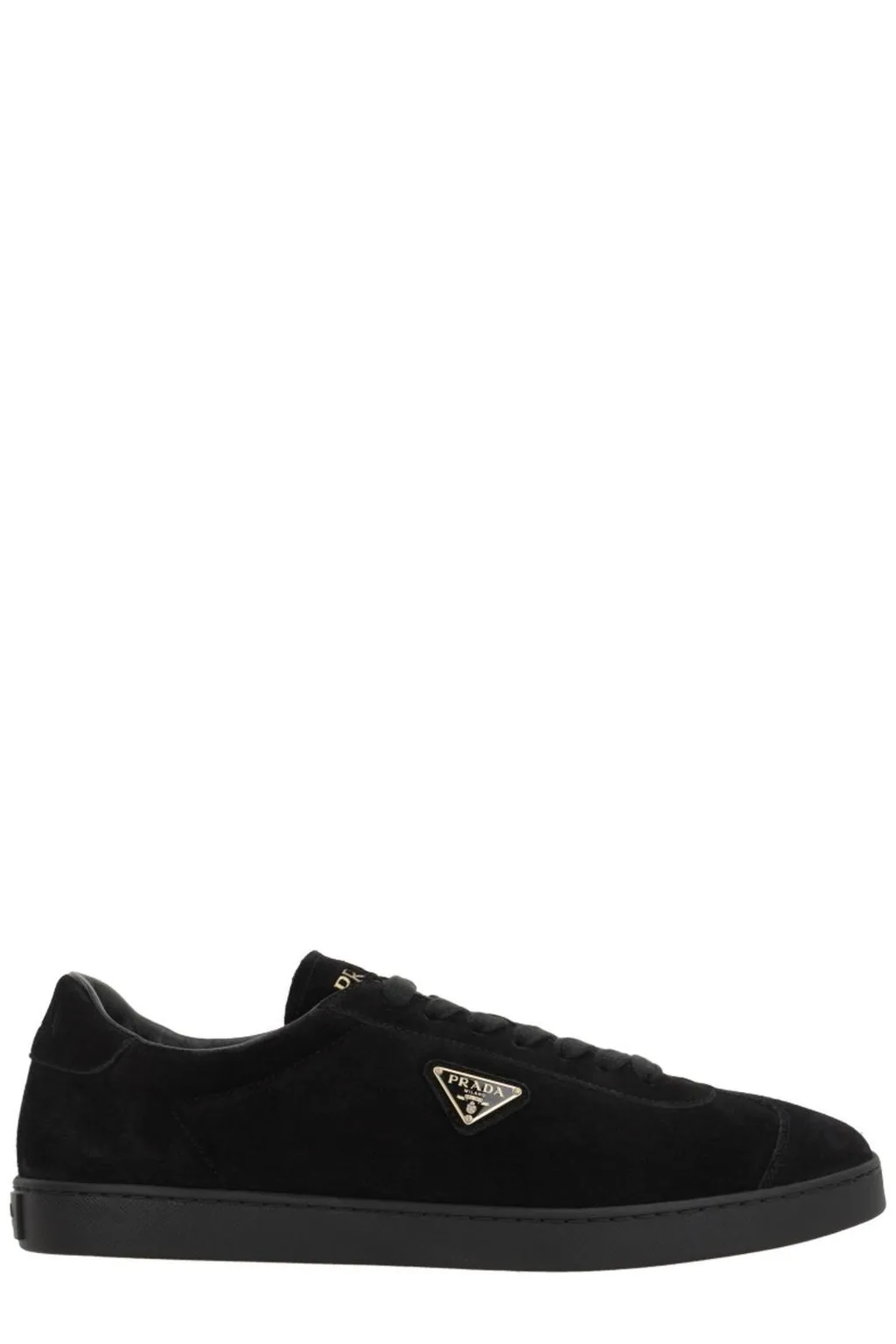 Suede Logo-Plaque Sneakers
