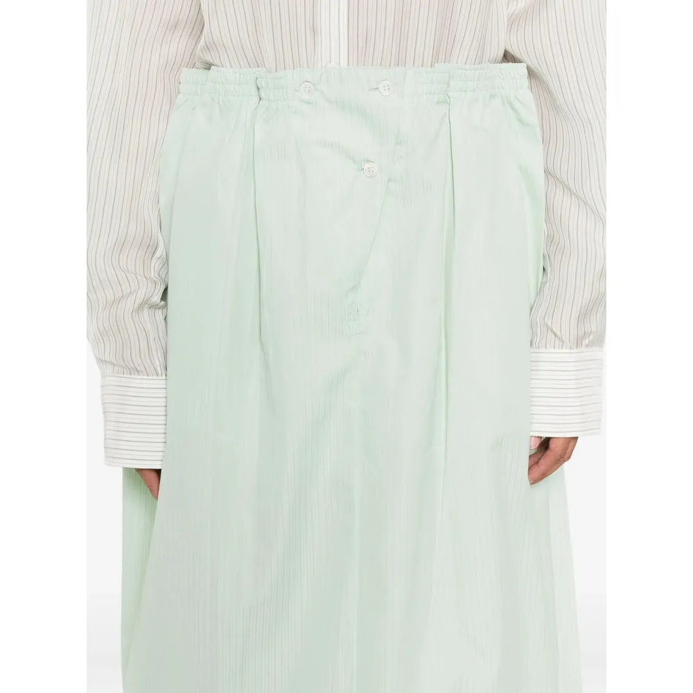 Cotton Midi Skirt