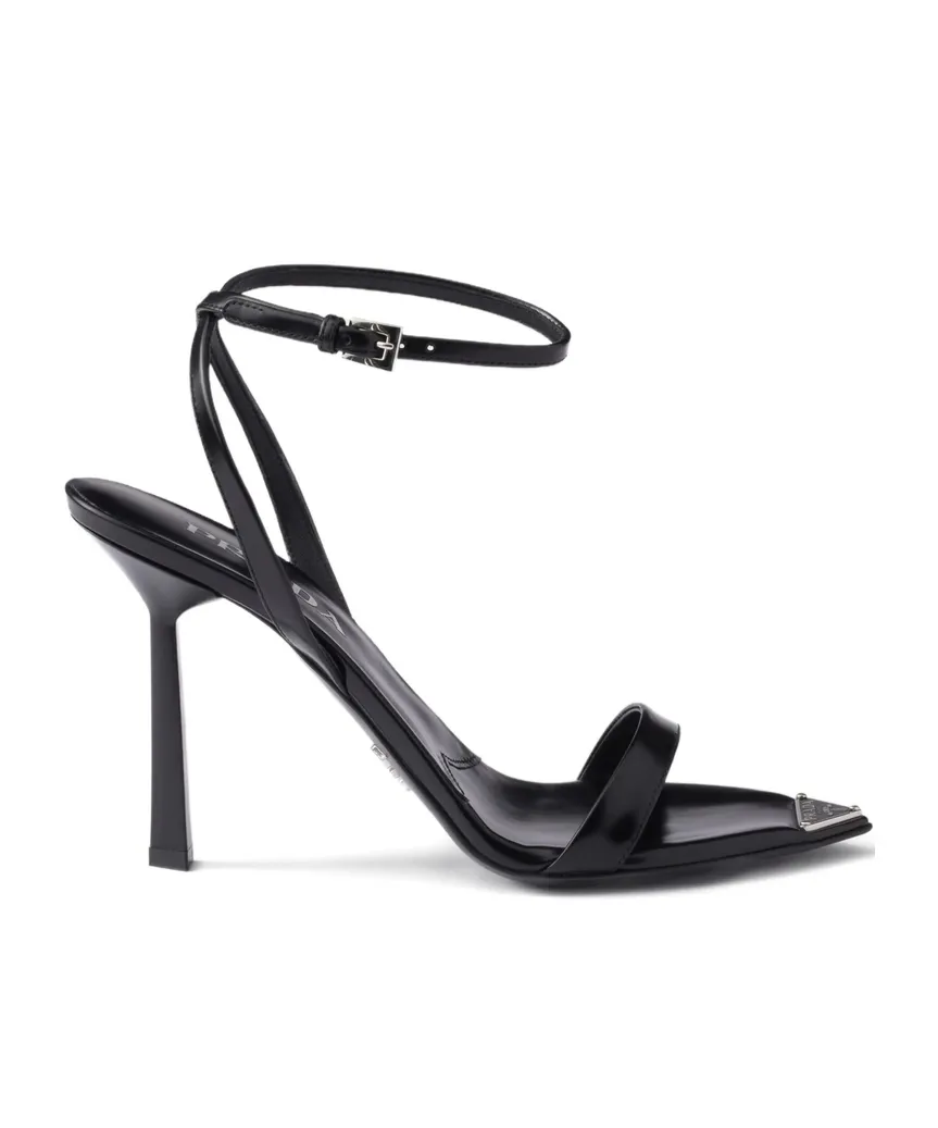 Brushed Leather Sandals