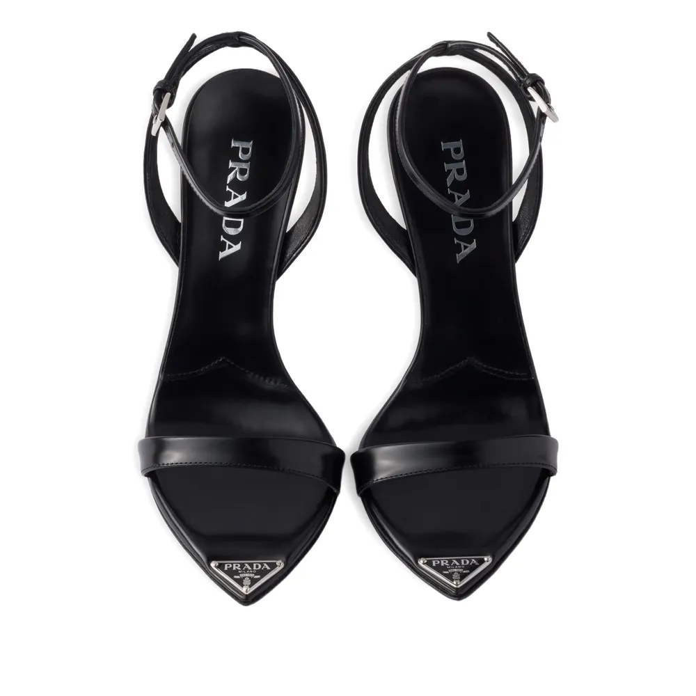 Brushed Leather Sandals