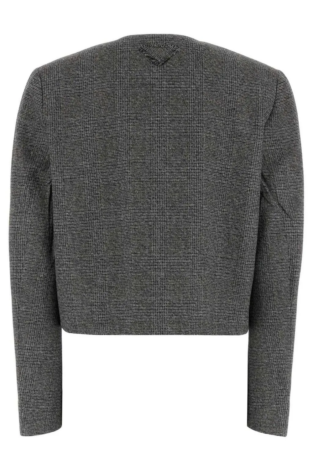 Single-Breasted Princes Of Wales Mouliné Jacket