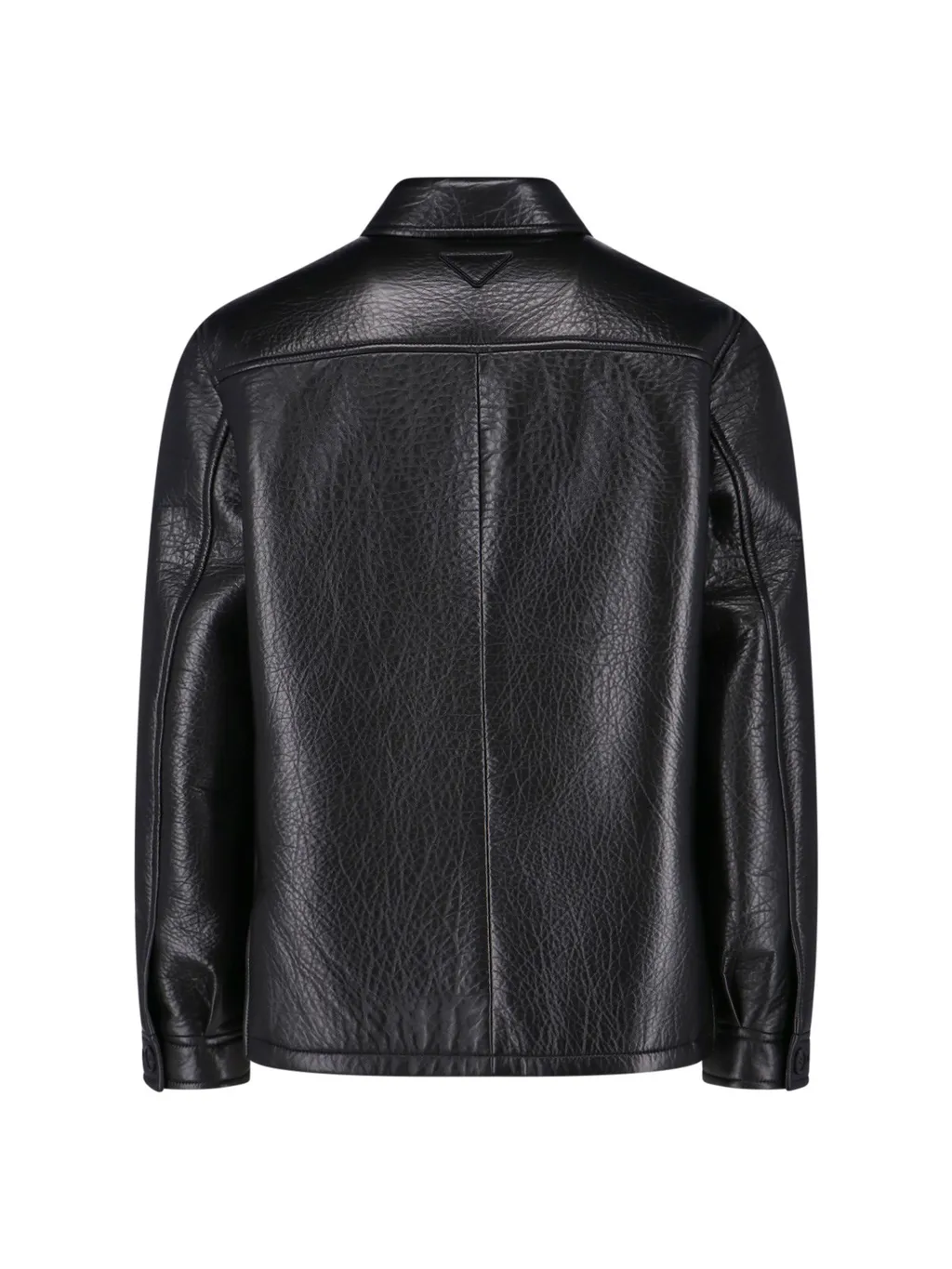 Long Sleeve Leather Jacket