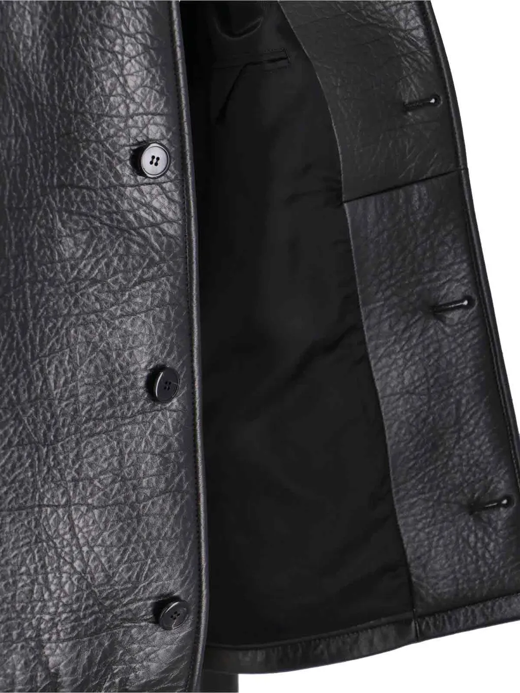 Long Sleeve Leather Jacket