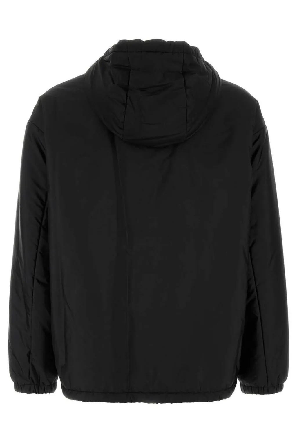 Triangle-Logo Hooded Jacket