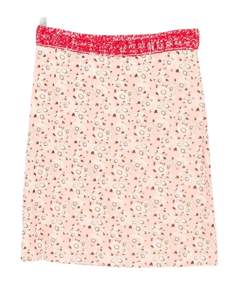 Floral Print Georgette Skirt