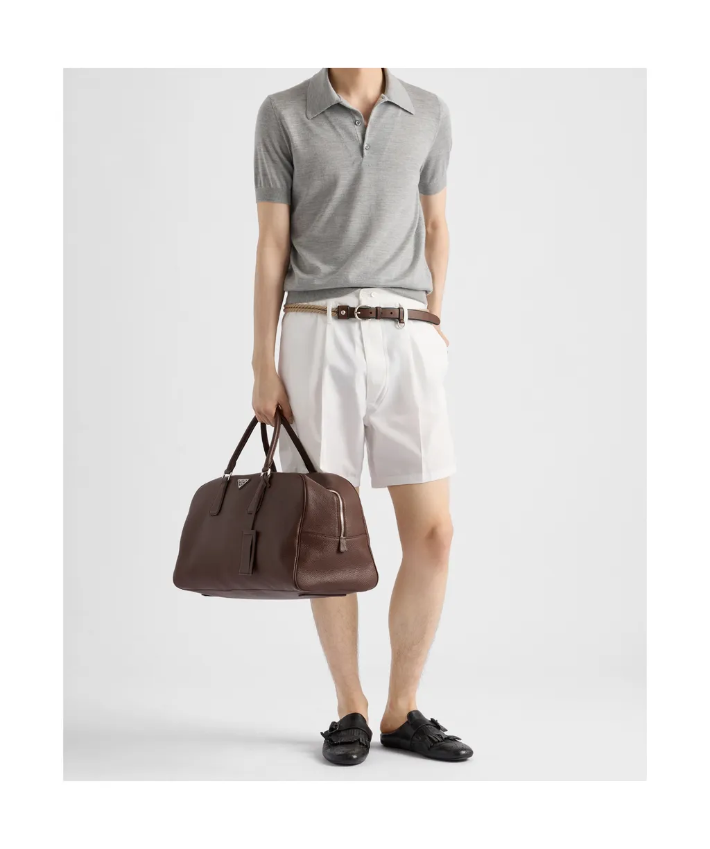 Cashmere And Silk Polo Shirt