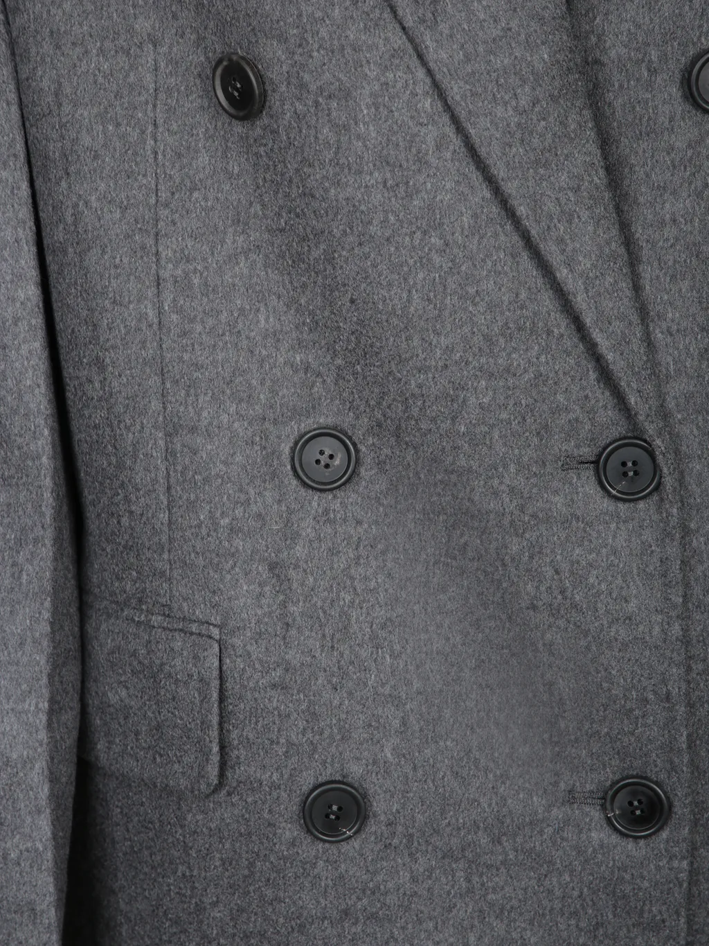 Double-Breasted Double Cashwool Coat