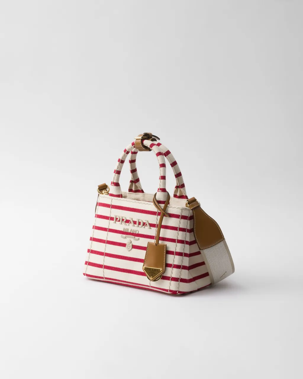 JardiniÈRe Mini Striped Cotton Canvas Bag