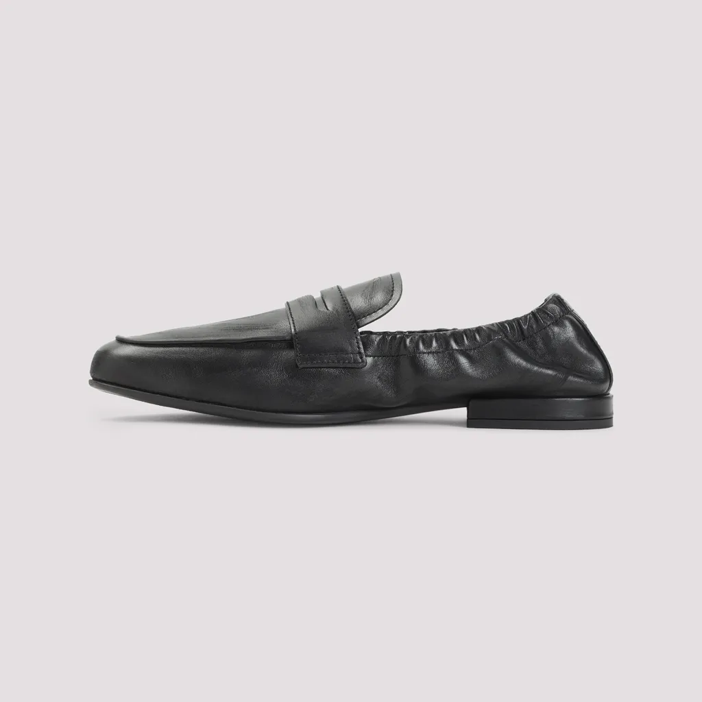 Shuffle Antiqued Leather Loafers