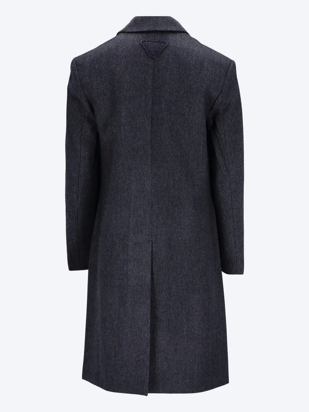 Single-Breasted Wool Coat