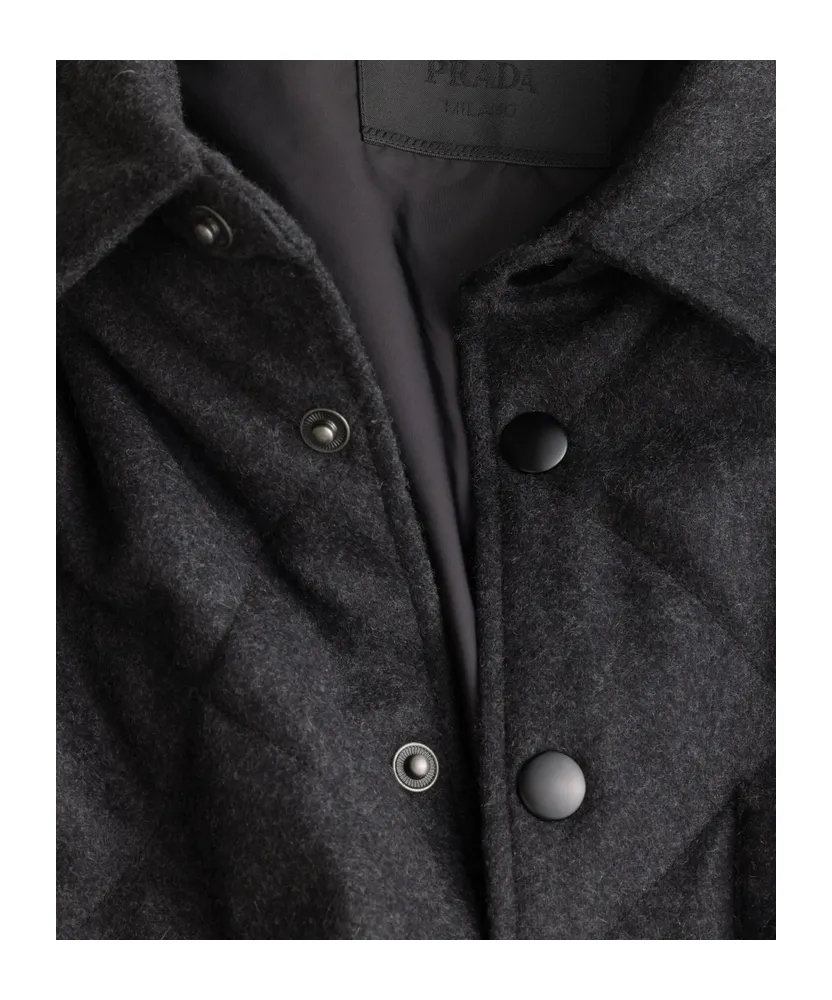 Padded Cashmere Shirt
