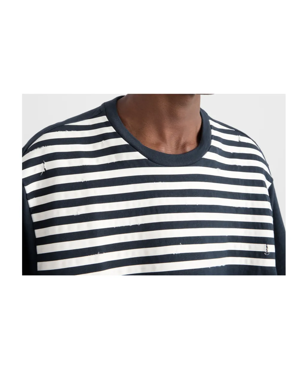 Oversized Striped Cotton T-Shirt