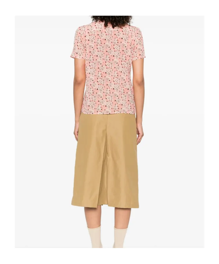 Floral Print Georgette Shirt