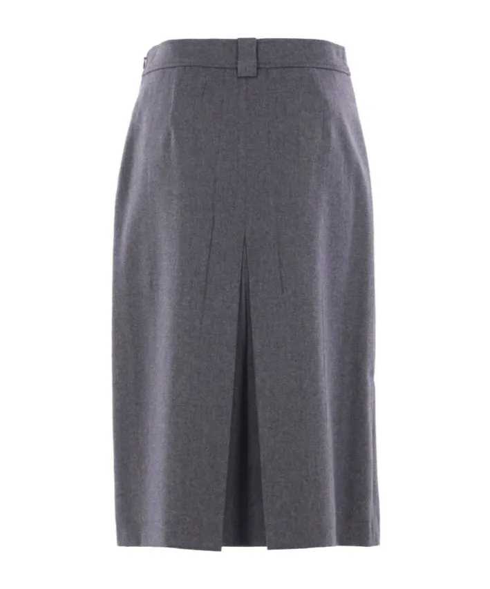 Pleated Midi Skirt