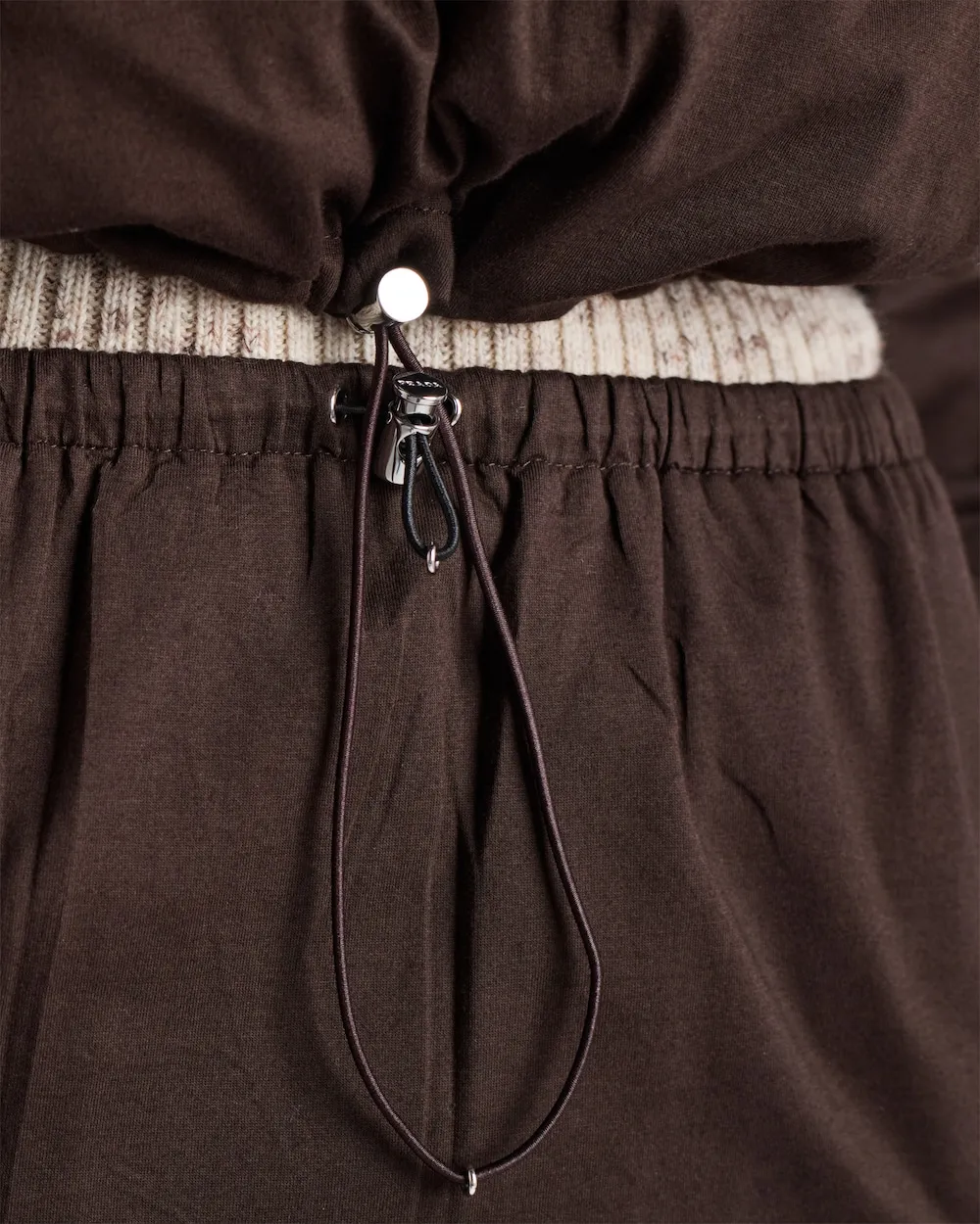 Elasticated Waistband Midi Skirt