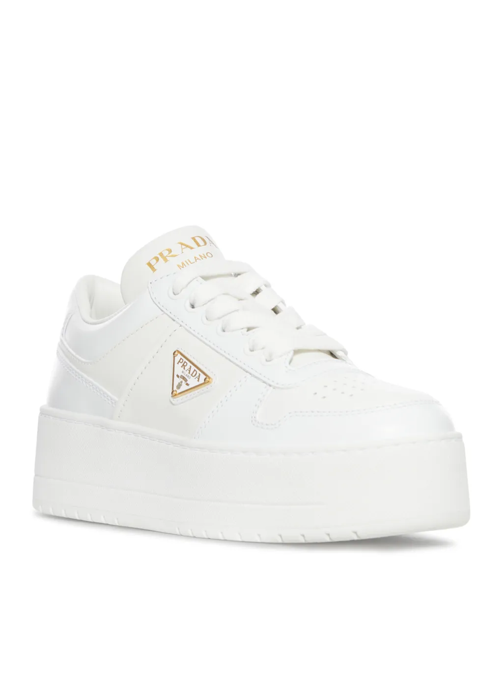 Platform Logo-Patch Sneakers