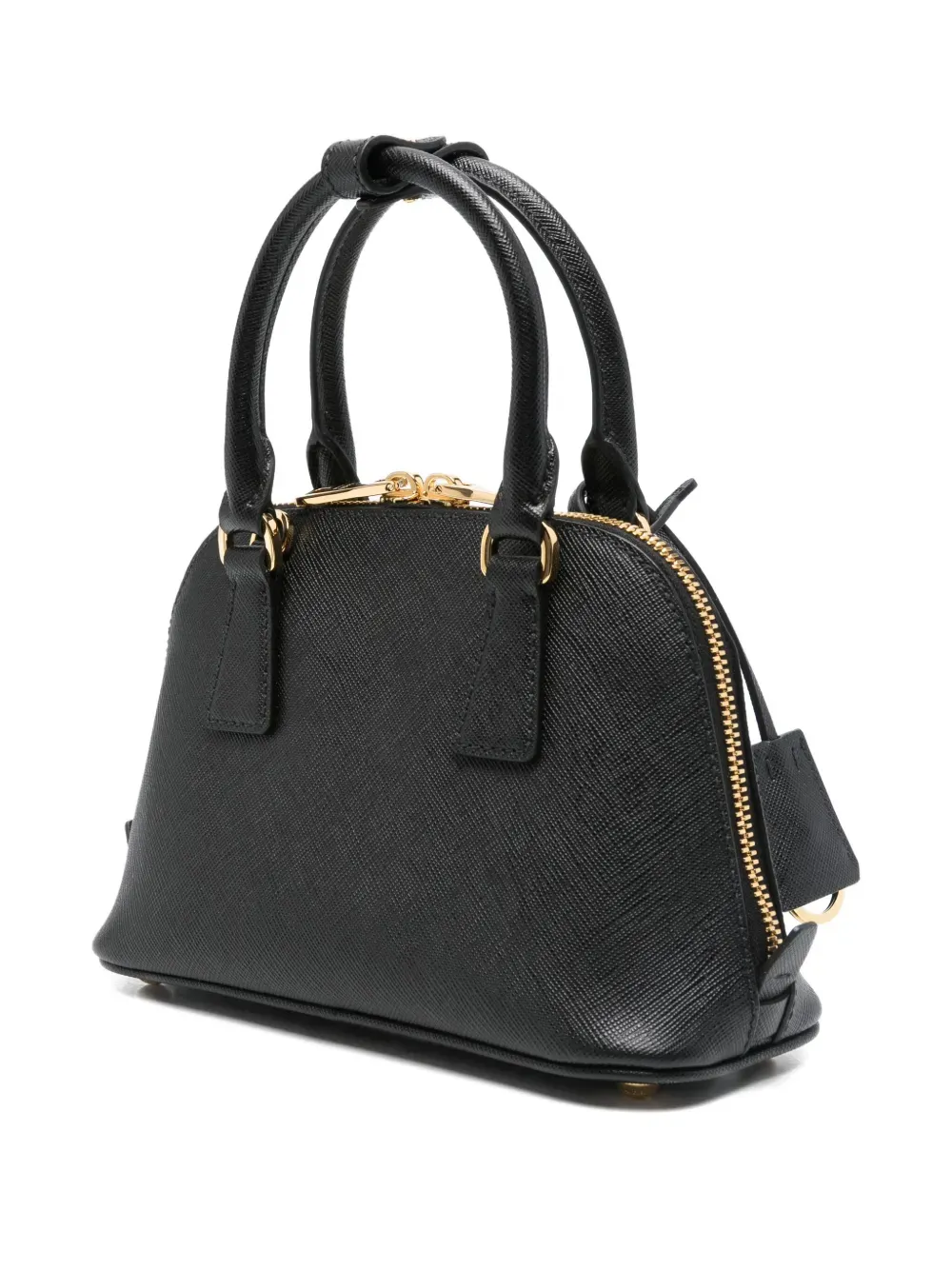 Zip-Up Top Handle Bag