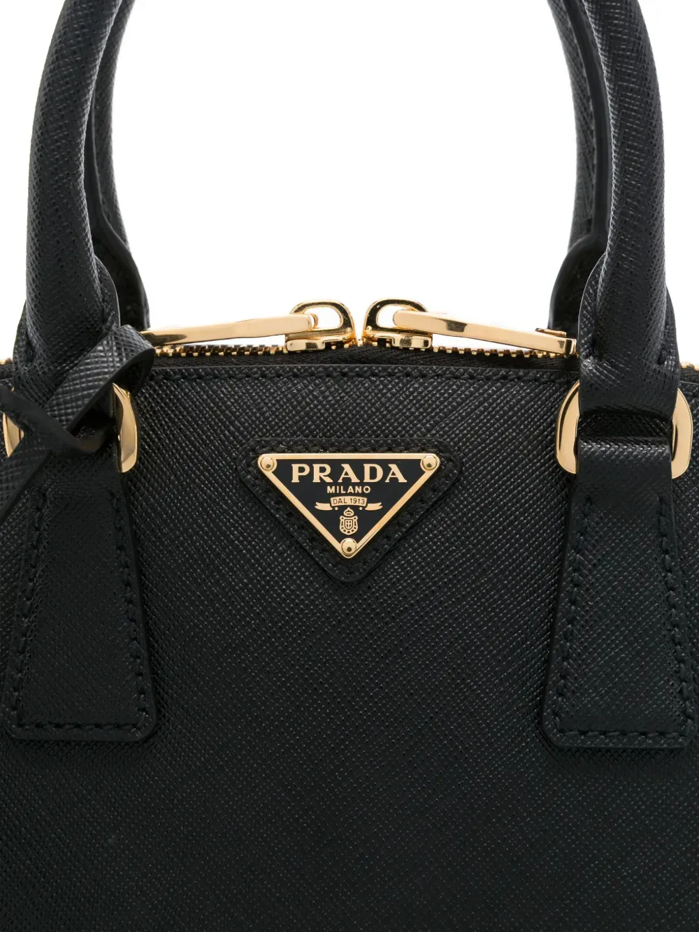 Zip-Up Top Handle Bag