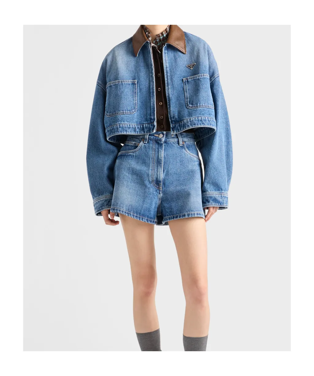 Cropped Denim Jacket