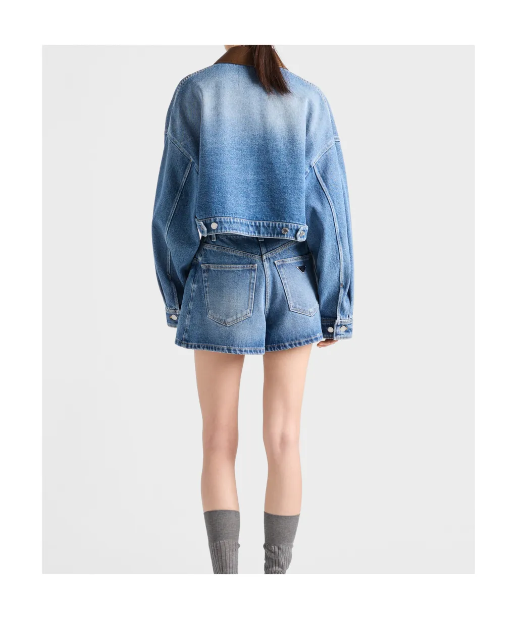 Cropped Denim Jacket