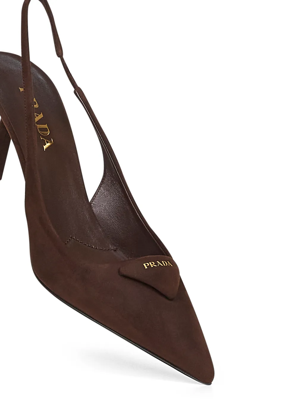 Suede Slingback Pumps