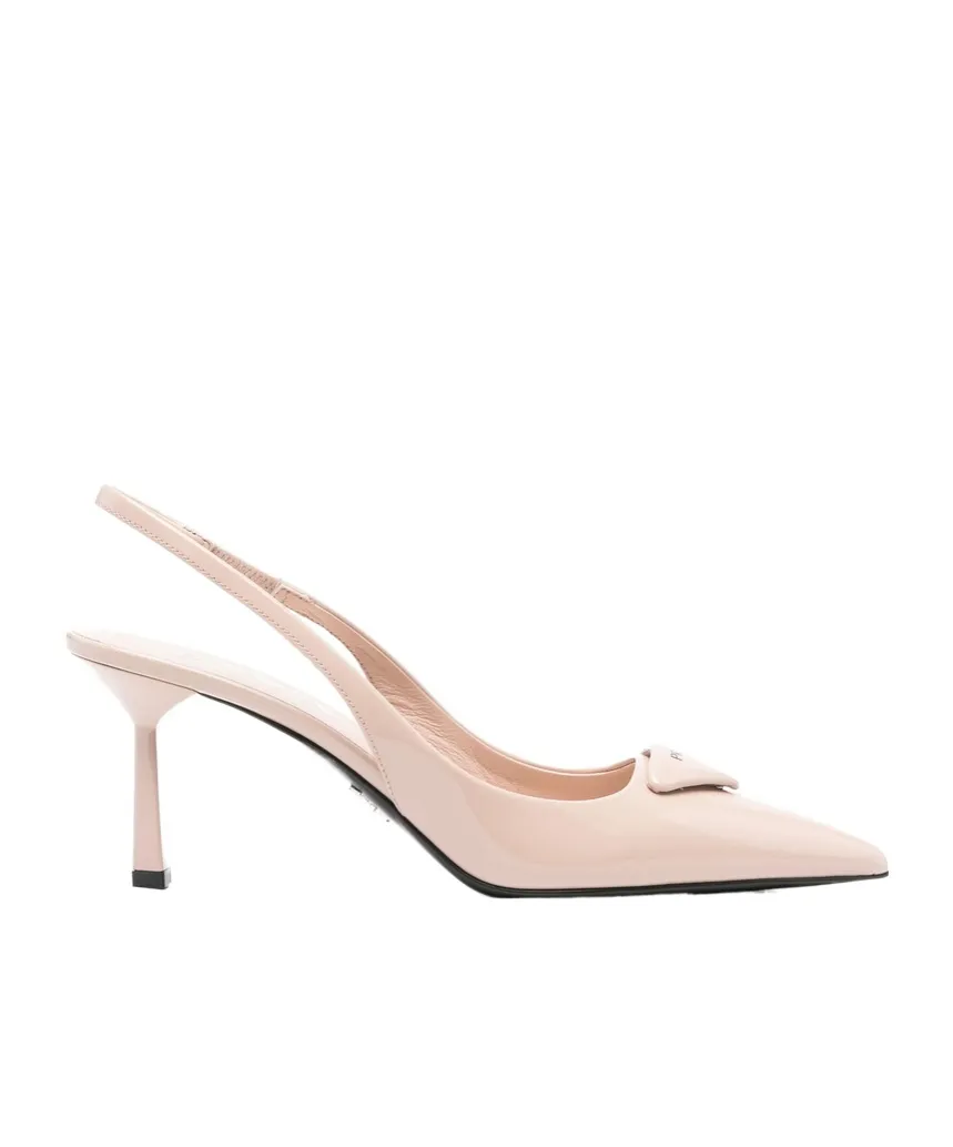 Slingback Pointed-Toe Pumps