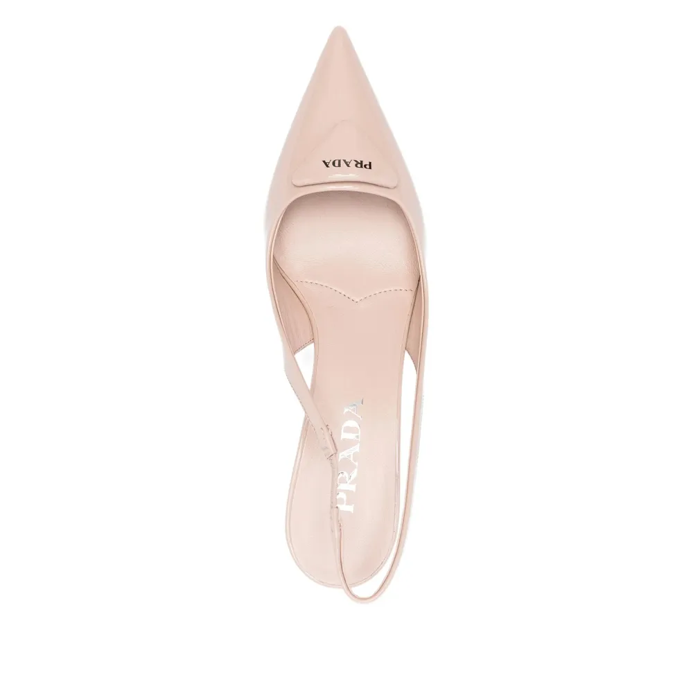 Slingback Pointed-Toe Pumps