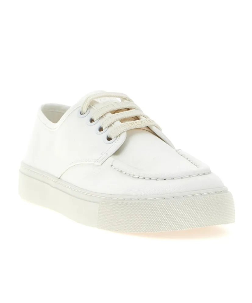 Round-Toe Lace-Up Sneakers