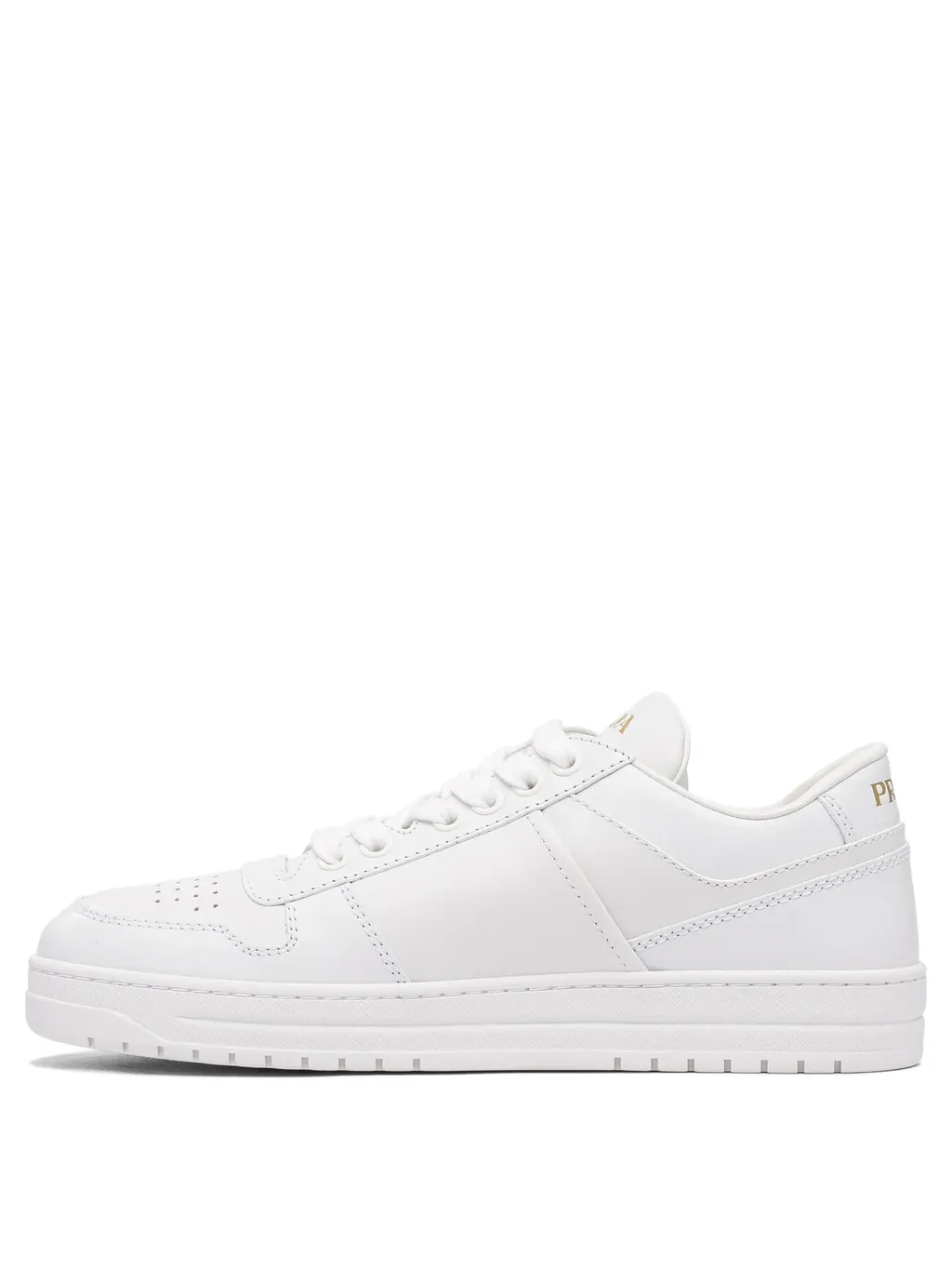 Leather Lace-Up Sneakers