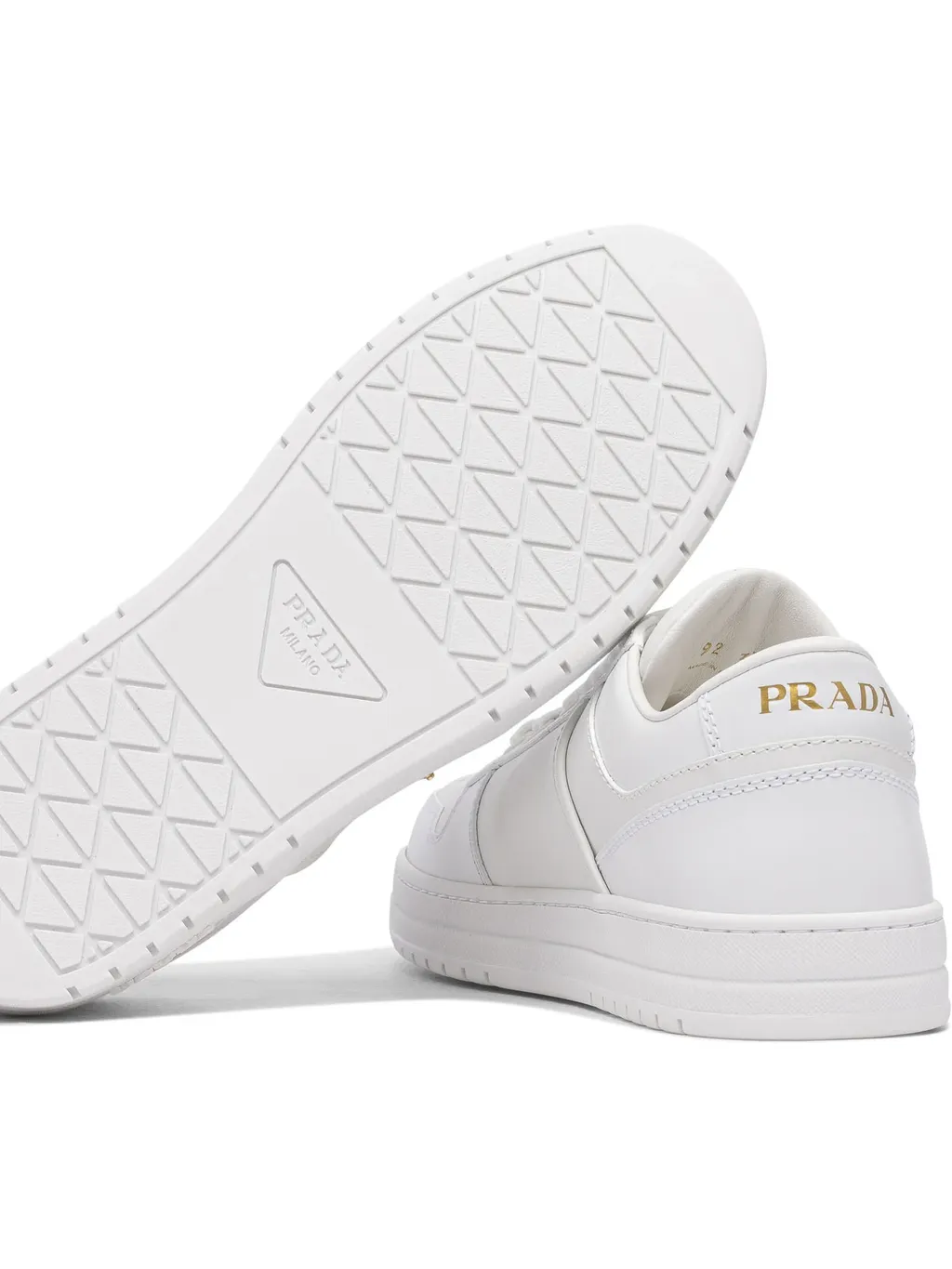 Leather Lace-Up Sneakers