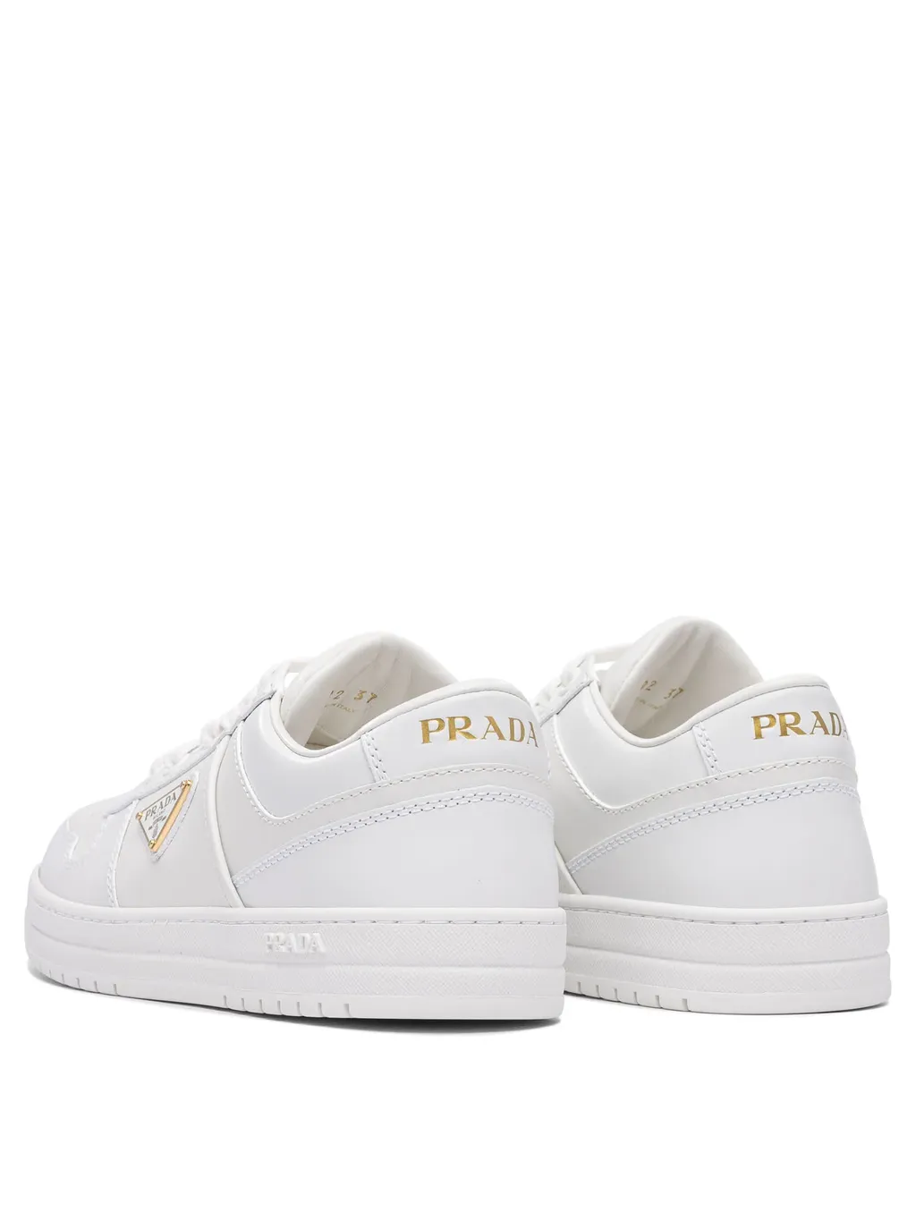 Leather Lace-Up Sneakers