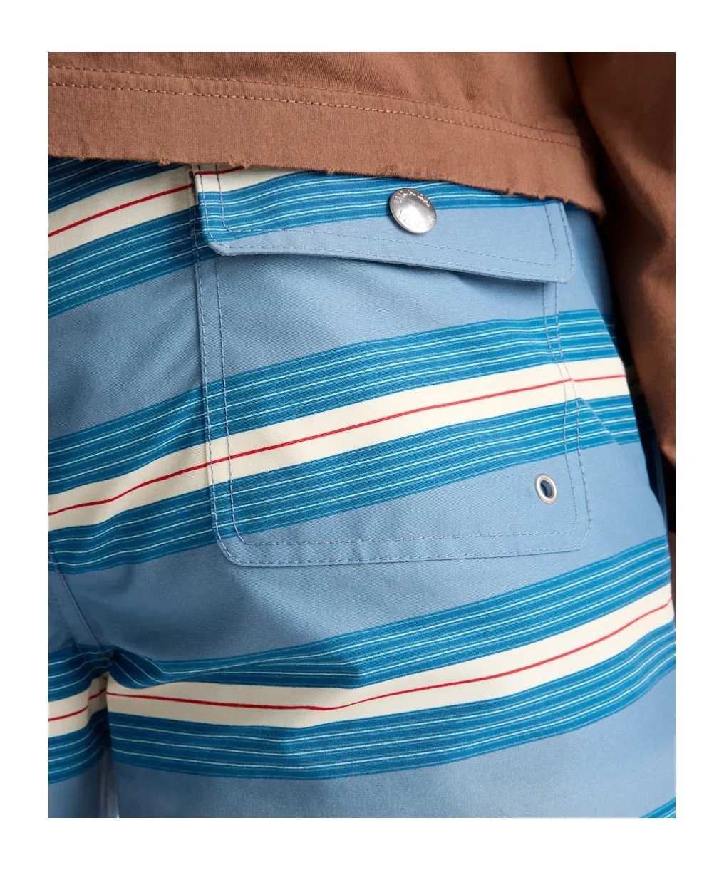 Striped Swim Trunks