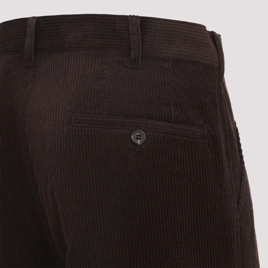 Corduroy Straight Leg Trousers