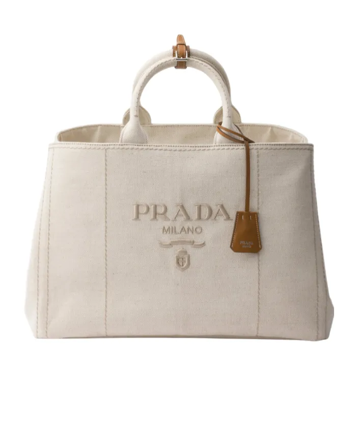 Logo-Embroidered Top Handle Bag
