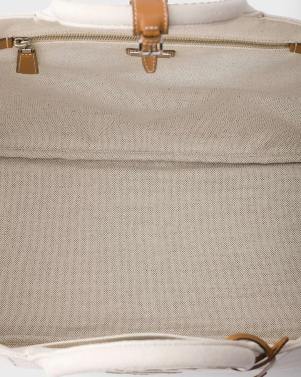 Logo-Embroidered Top Handle Bag