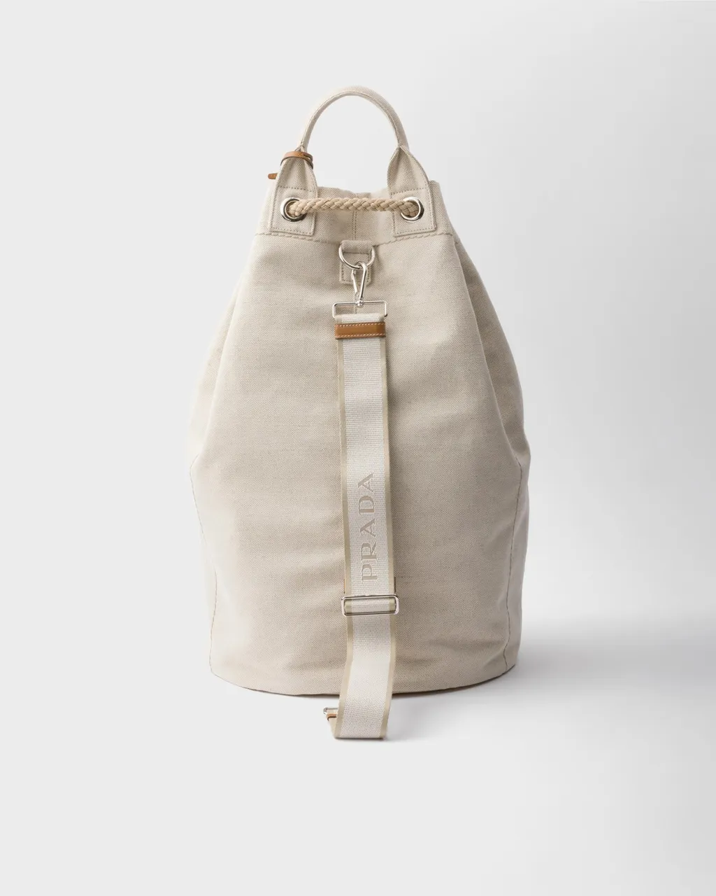 Logo-Printed Drawstring Backpack