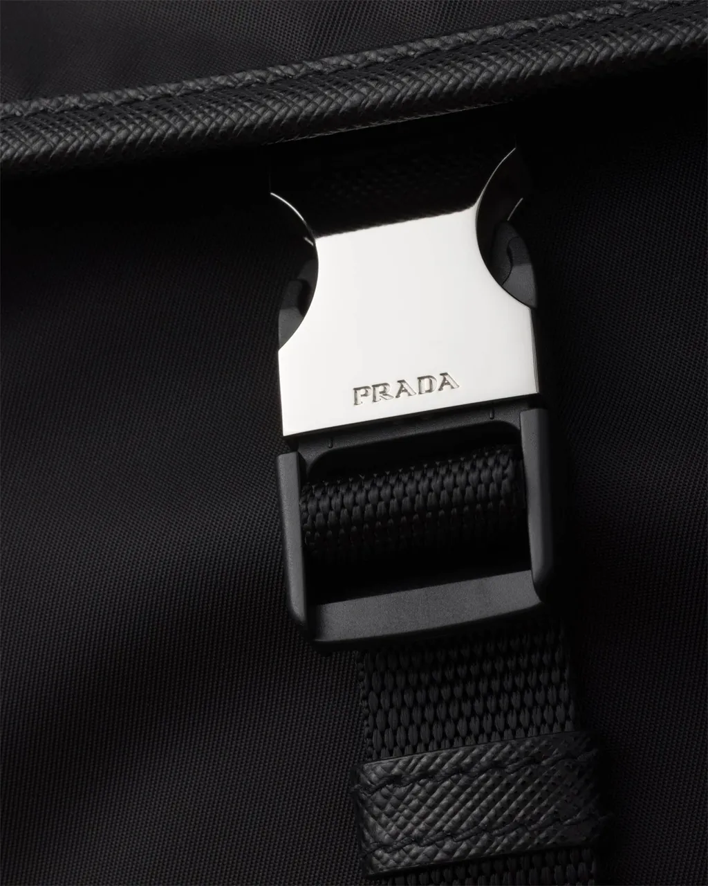 Re-Nylon And Saffiano Leather Shoulder Bag