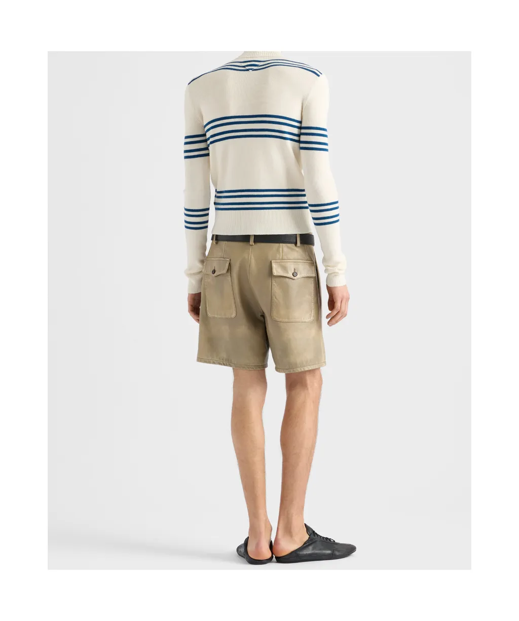 Turtleneck Ribbed-Knit Jumper